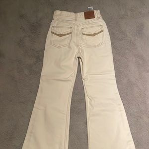 Women’s cream jeans